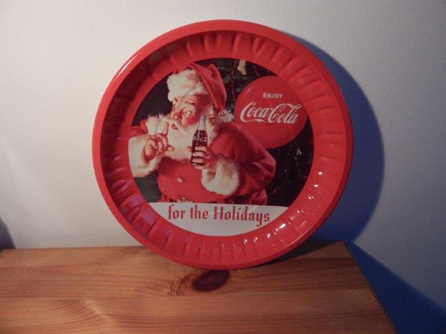 Coca Cola Kerstbord